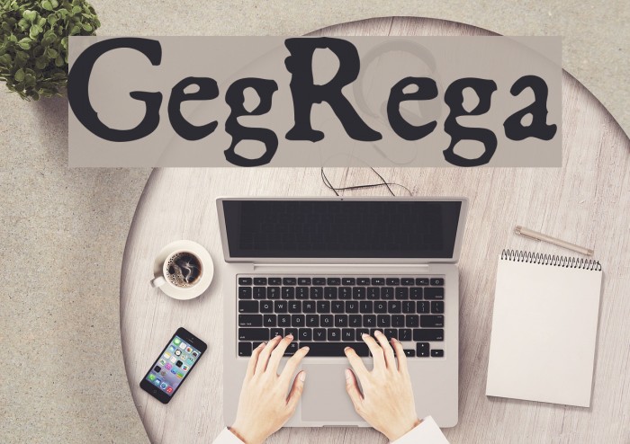 GeorgRegular Font examples