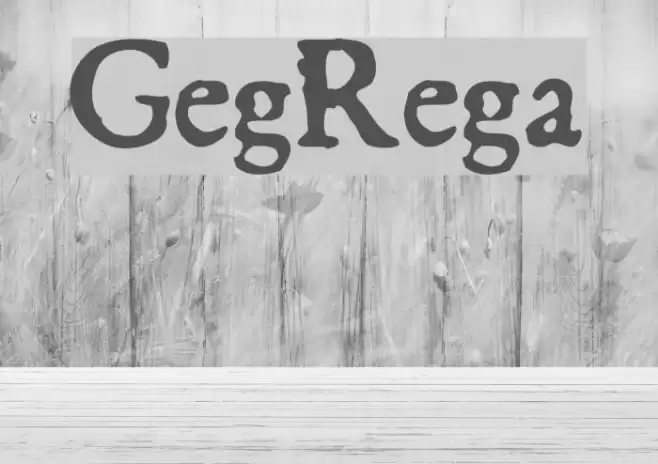 GeorgRegular Polices examples