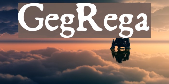 GeorgRegular Font examples