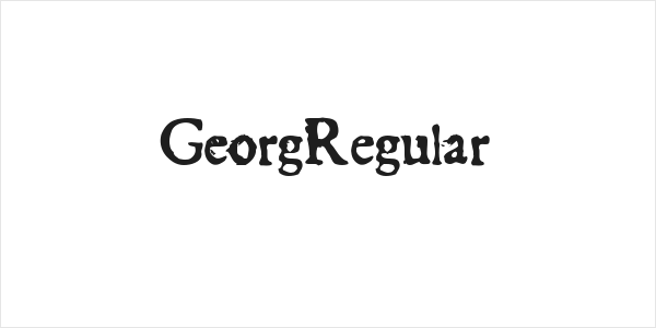 GeorgRegular Logo