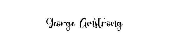 George Amstrong  Frei Schriftart Herunterladen