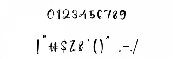 George Amstrong Font OTHER CHARS