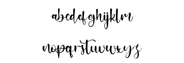 George Amstrong Font LOWERCASE