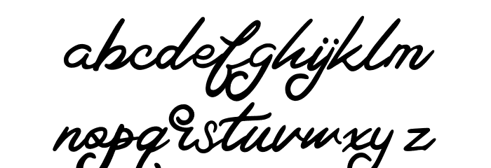 George FREE Font LOWERCASE