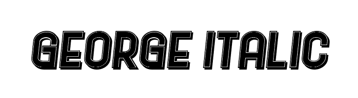 George Italic  免费字体下载