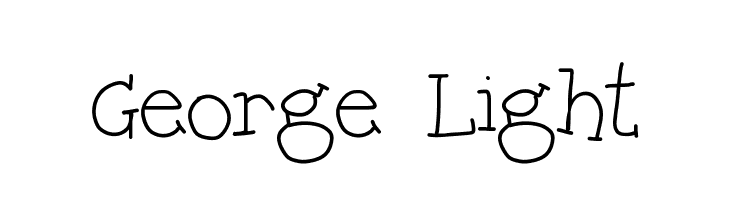 George Light  नि: शुल्क फ़ॉन्ट्स डाउनलोड