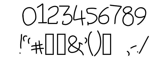 George Light Font OTHER CHARS