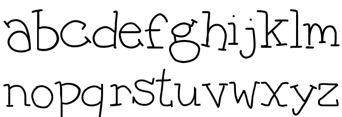 George Light Font LOWERCASE