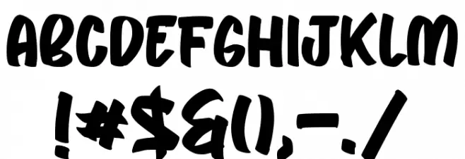 George Nomsay Font OTHER CHARS