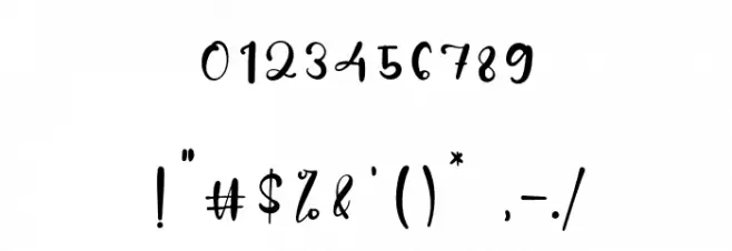 GeorgeAmstrong Font OTHER CHARS