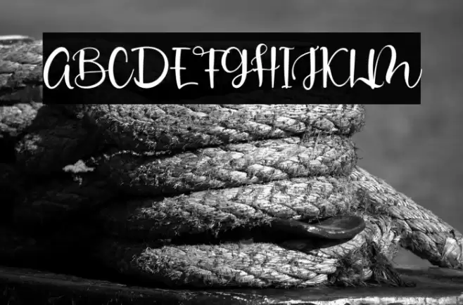 GeorgeAmstrong Font examples