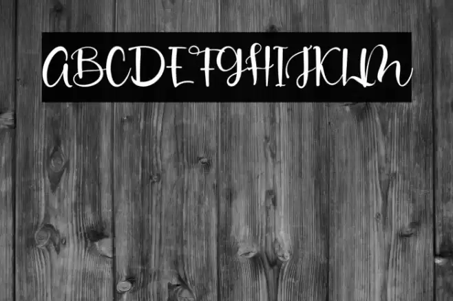 GeorgeAmstrong Font examples