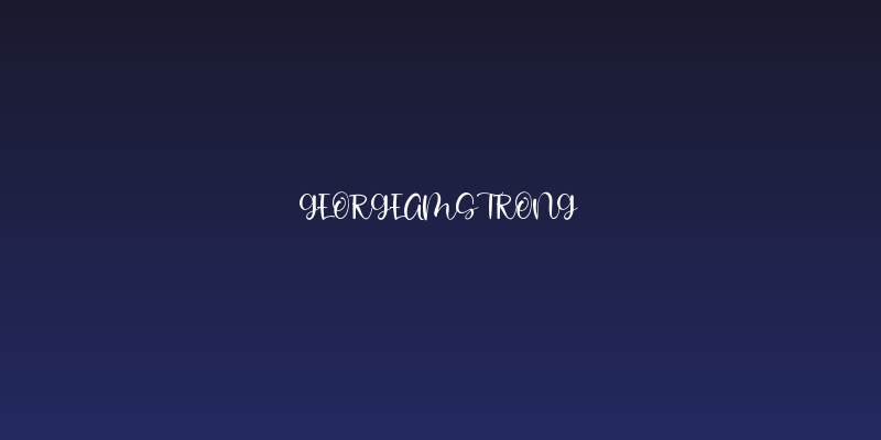 GeorgeAmstrong Social Header