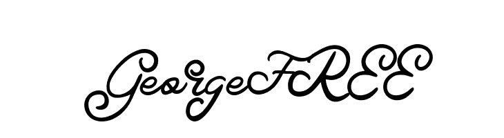 GeorgeFREE  免费字体下载