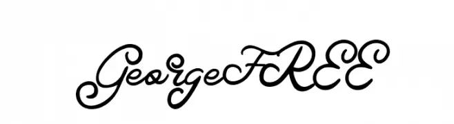 GeorgeFREE  baixar fontes gratis