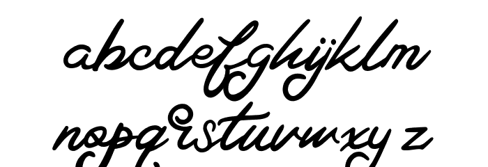GeorgeFREE Font LOWERCASE