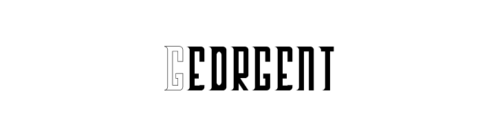 Georgent  font caratteri gratis