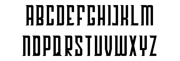 Georgent Font LOWERCASE