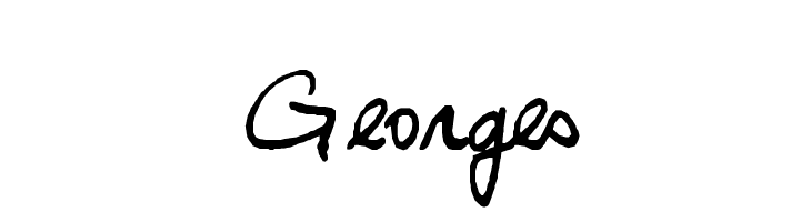 Georges  Скачать бесплатные шрифты