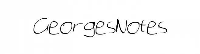 GeorgesNotes  免费字体下载