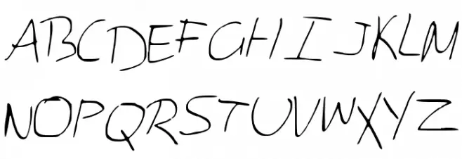 GeorgesNotes Font Litere mari