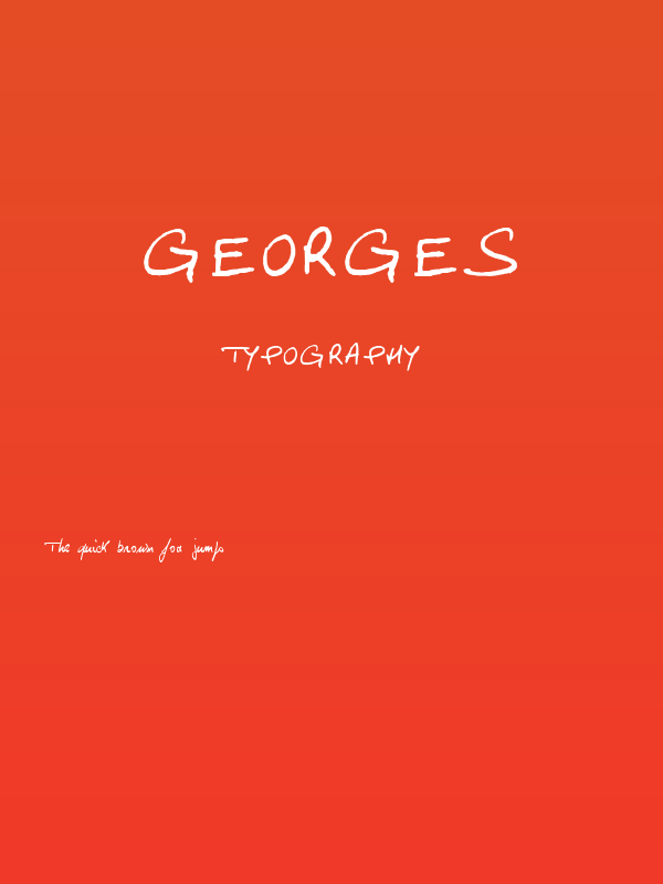 Georges Poster