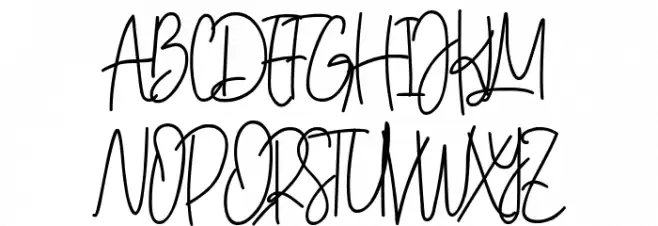 Georghia Schriftart Groß
