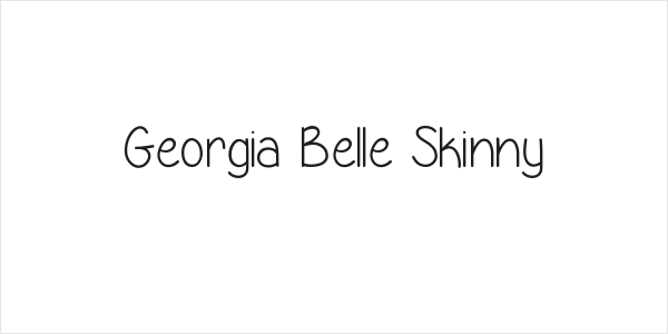 Georgia Belle Skinny Logo