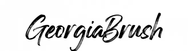 Georgia Brush  font caratteri gratis