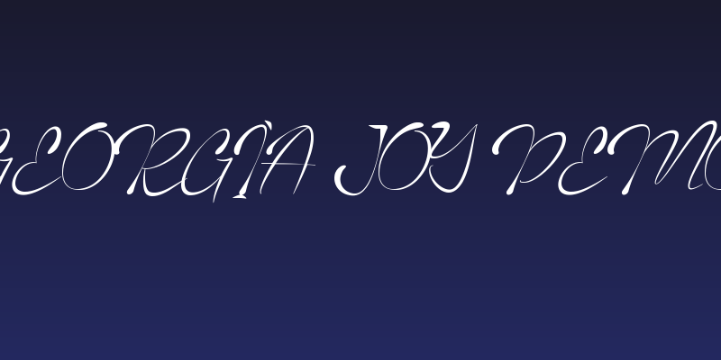 Georgia Joy Demo Social Header