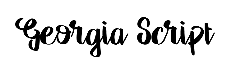 georgia script font free download