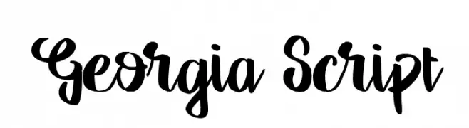 Georgia Script  नि: शुल्क फ़ॉन्ट्स डाउनलोड