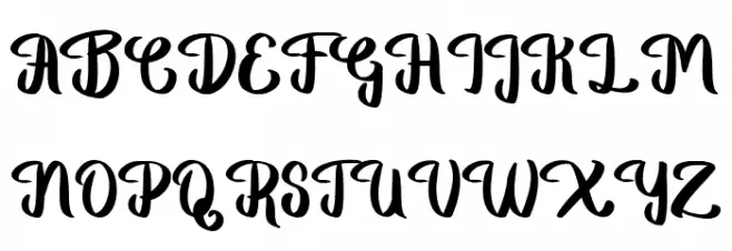Georgia Script Fuentes MAYÚSCULAS