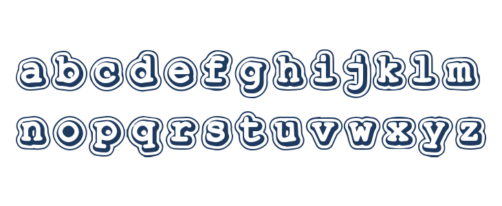 Georgies_Typewriter Lowercase