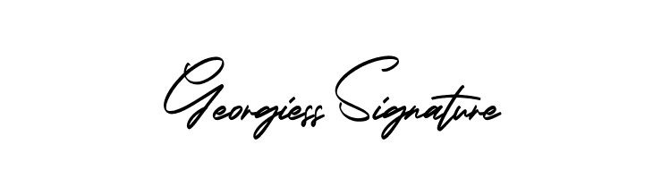 Georgiess Signature  フリーフォントのダウンロード