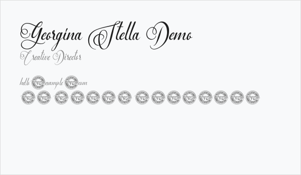 Georgina Stella Demo Business Card