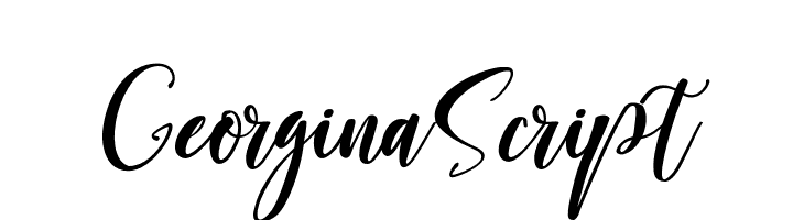 GeorginaScript  Скачать бесплатные шрифты