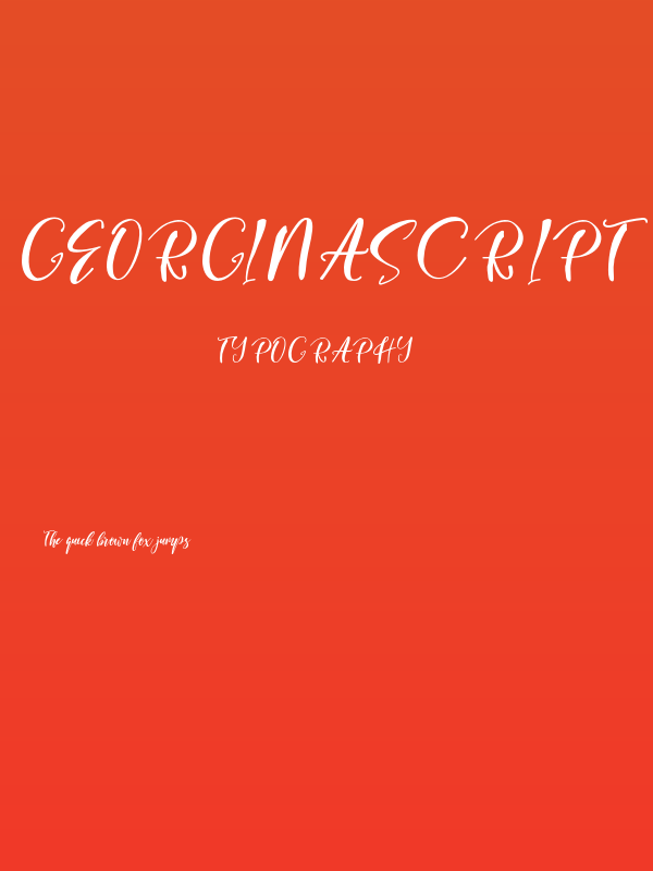 GeorginaScript Poster