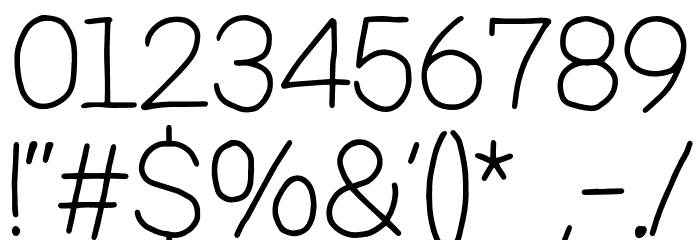 GeorudeDEMO Font OTHER CHARS