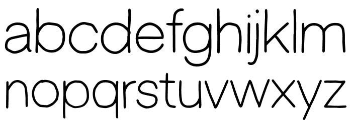 GeorudeDEMO Font LOWERCASE