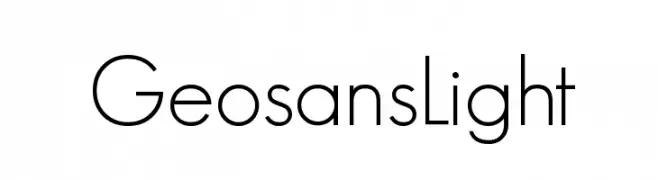 GeosansLight  baixar fontes gratis