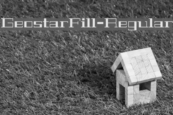 GeostarFill-Regular خط examples