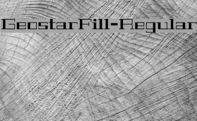 GeostarFill-Regular خط examples