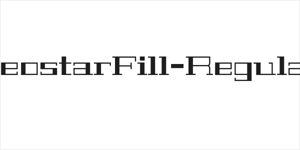 GeostarFill-Regular Logo