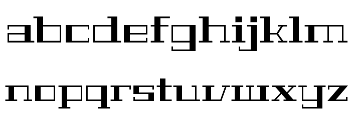 GeostarFill-Regular Font LOWERCASE
