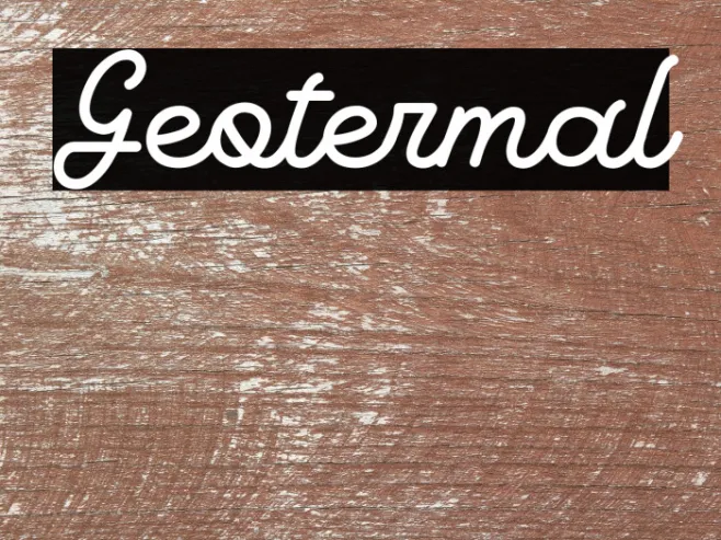 Geotermal Example 3