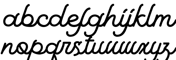 Geotermal Font LOWERCASE