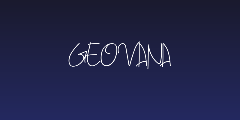 Geovana Social Header