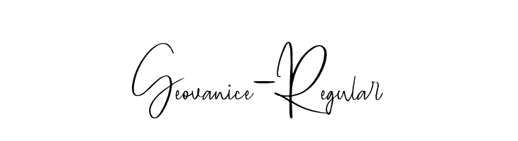 Geovanice-Regular  baixar fontes gratis