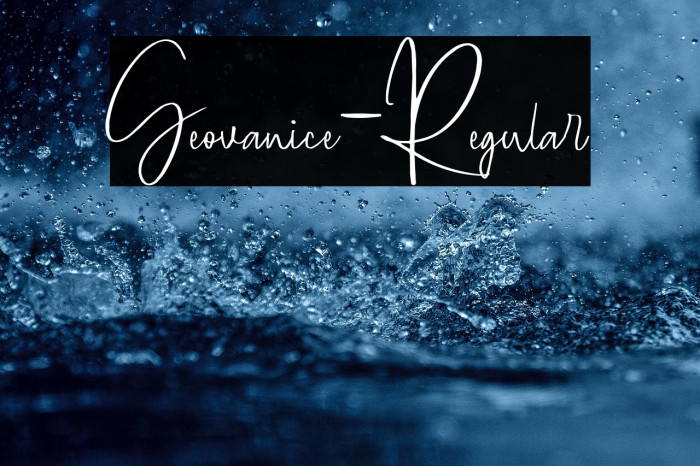 Geovanice-Regular Example 3